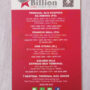 Billion Stars Expressの名刺